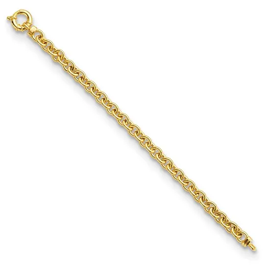 14k Cable Link Bracelet