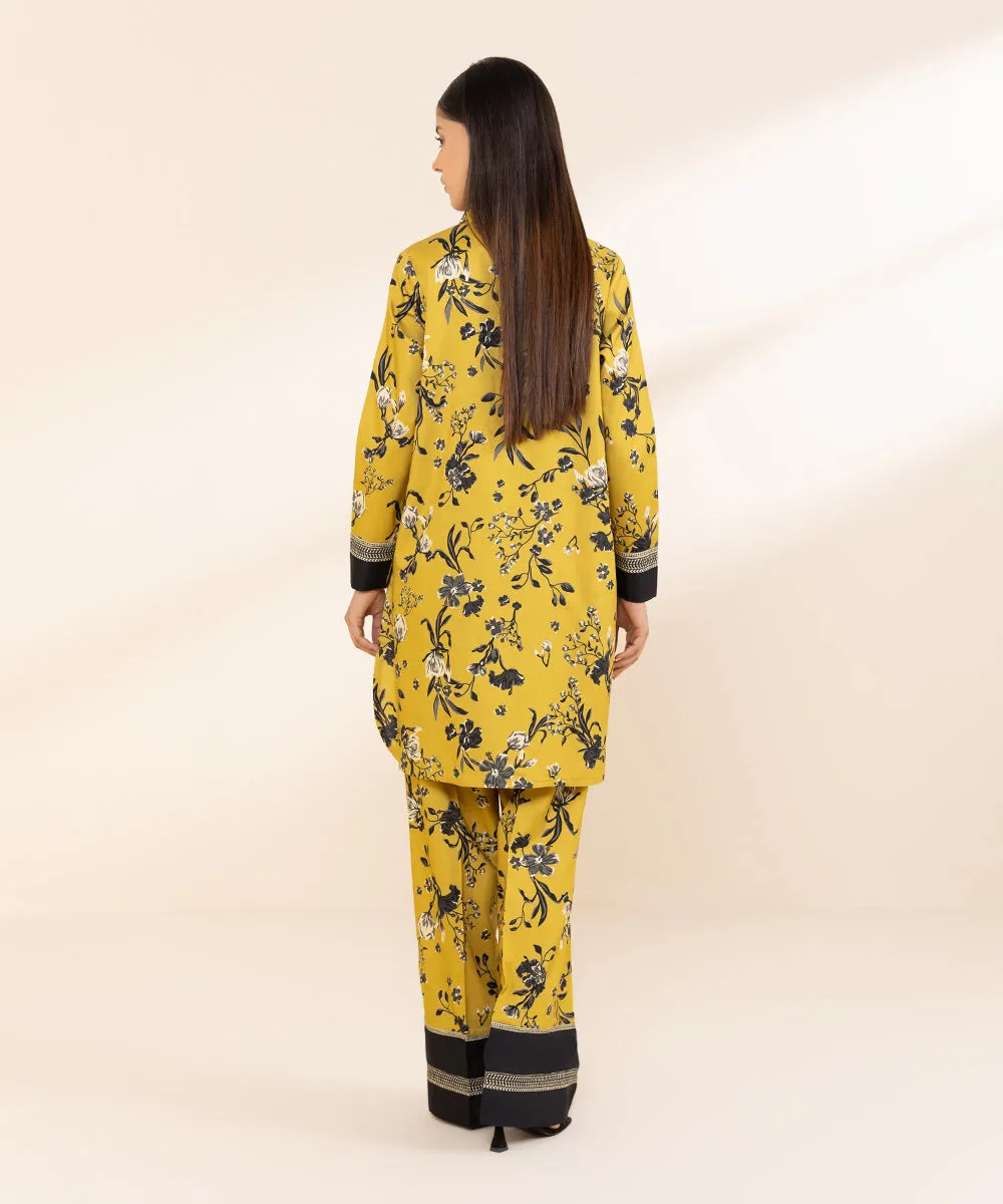 2 Piece - Printed Cotton Viscose Suit