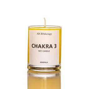 Adoratherapy Solar Plexus Chakra Meditation Candle