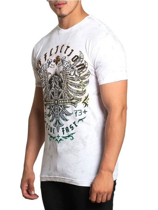 Affliction Dismantled S/S T-Shirt White