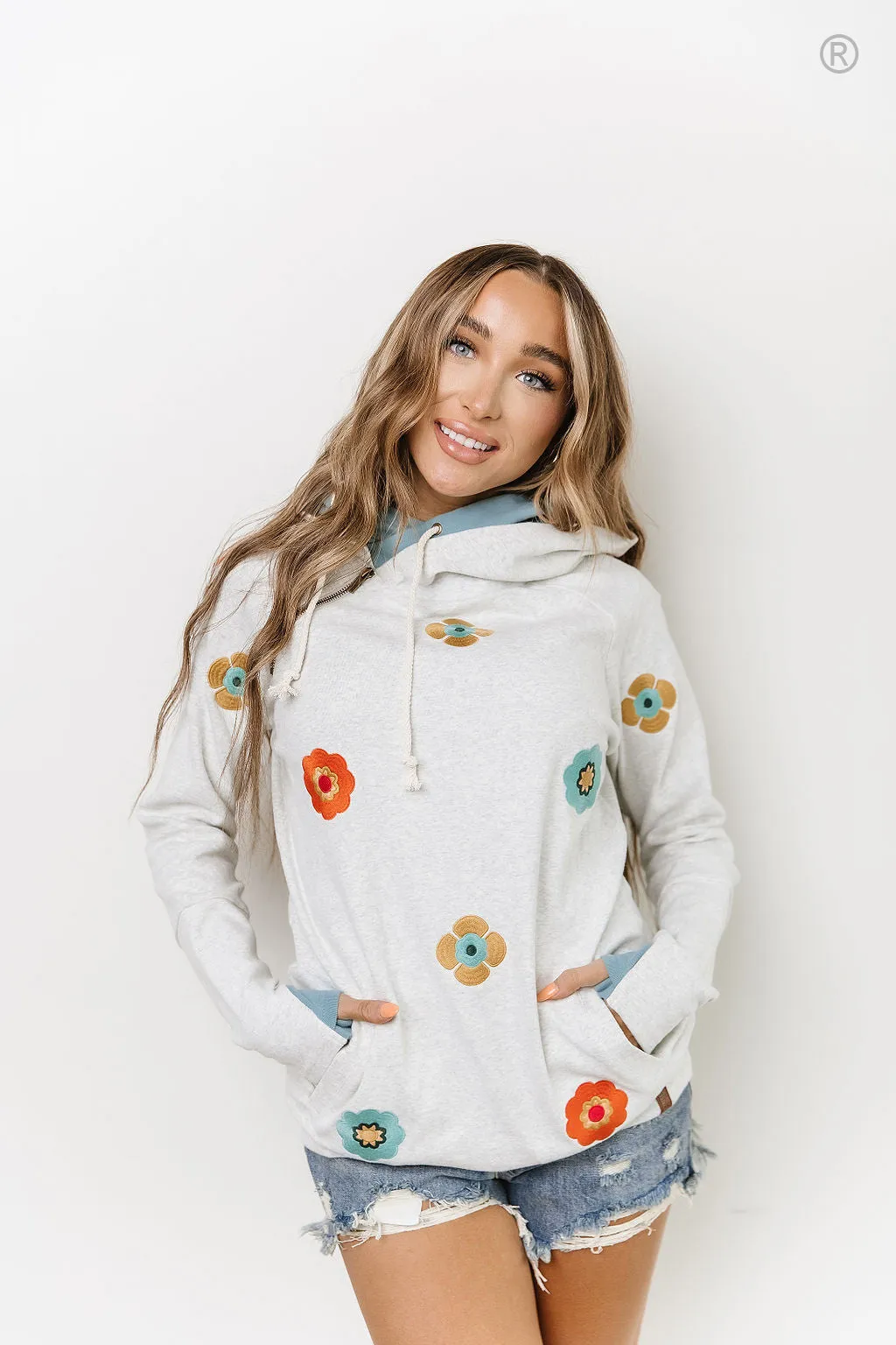 Ampersand Spring Bloom Doublehood Sweater