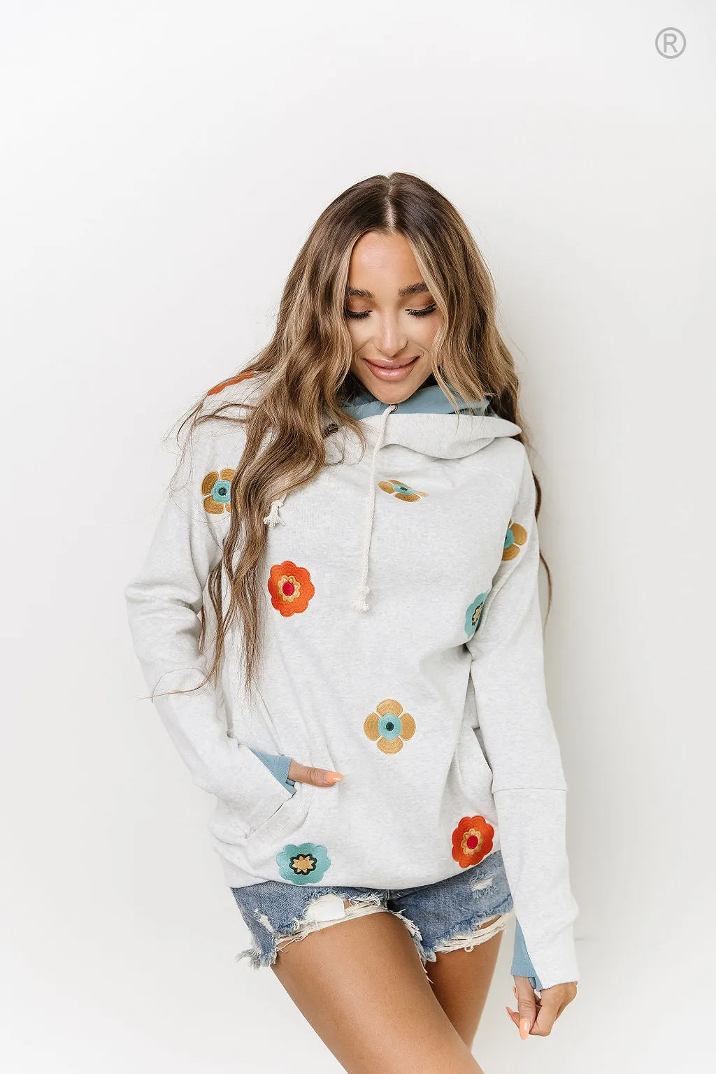 Ampersand Spring Bloom Doublehood Sweater