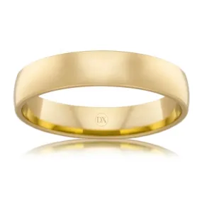 Barrel 4mm - 9ct Yellow Gold