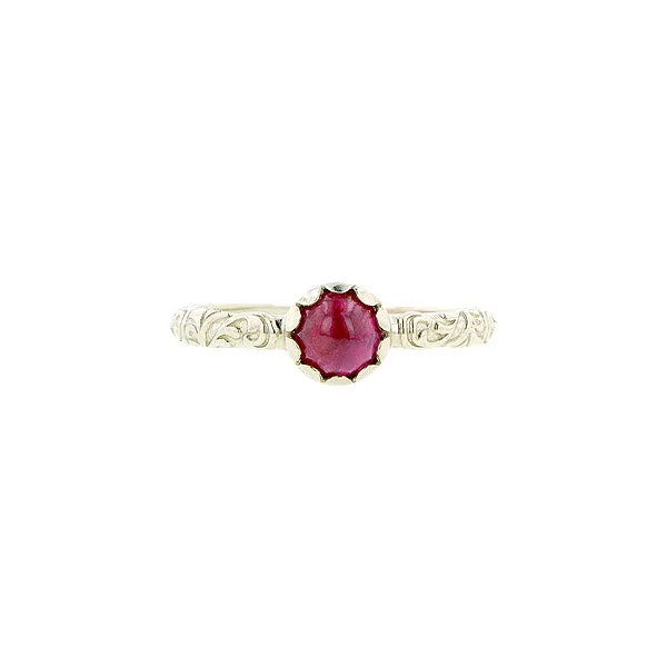 Cabochon Solitaire Ring- Heirloom by Doyle & Doyle