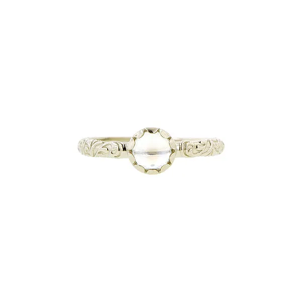 Cabochon Solitaire Ring- Heirloom by Doyle & Doyle