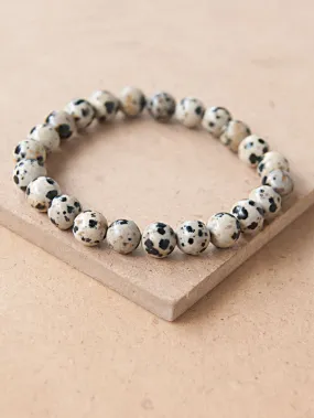 Dalmatian Jasper Mala Bracelet