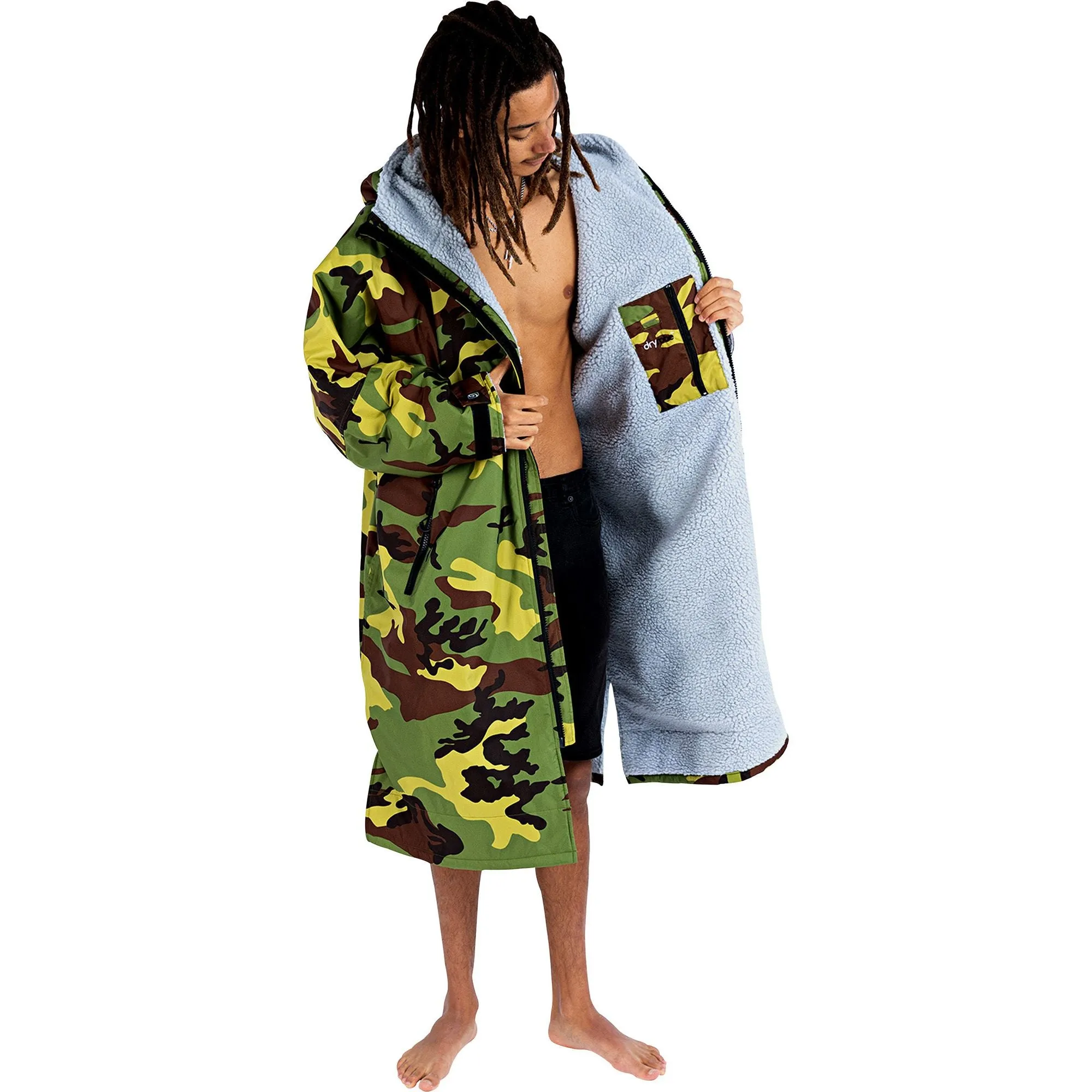 Dryrobe Advance Long Sleeve Changing Robe - Camo