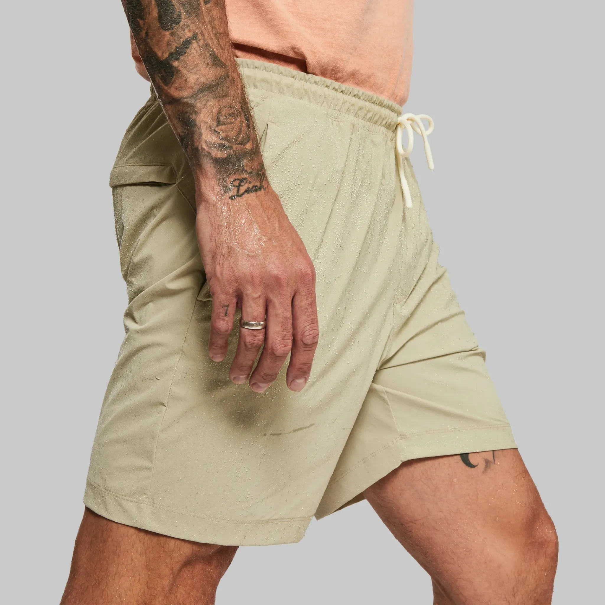 Equator Swim Shorts. Stone edition