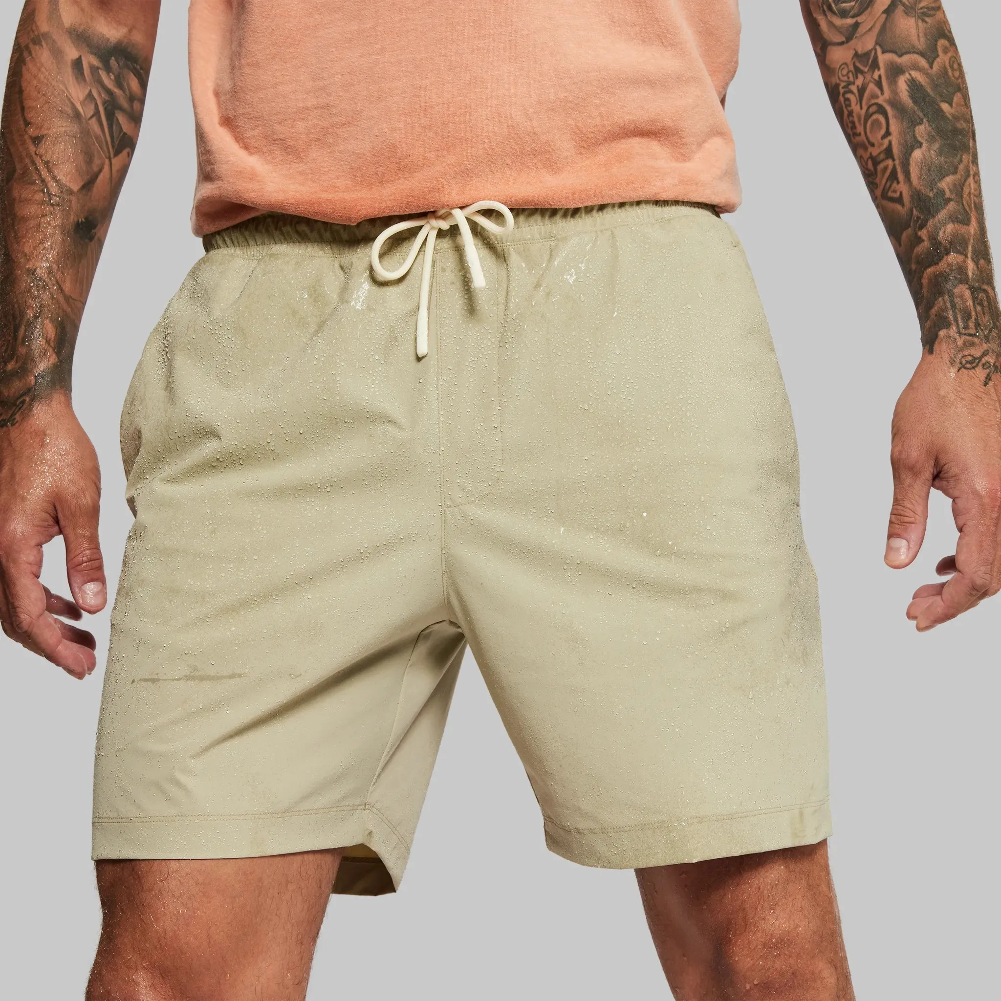 Equator Swim Shorts. Stone edition