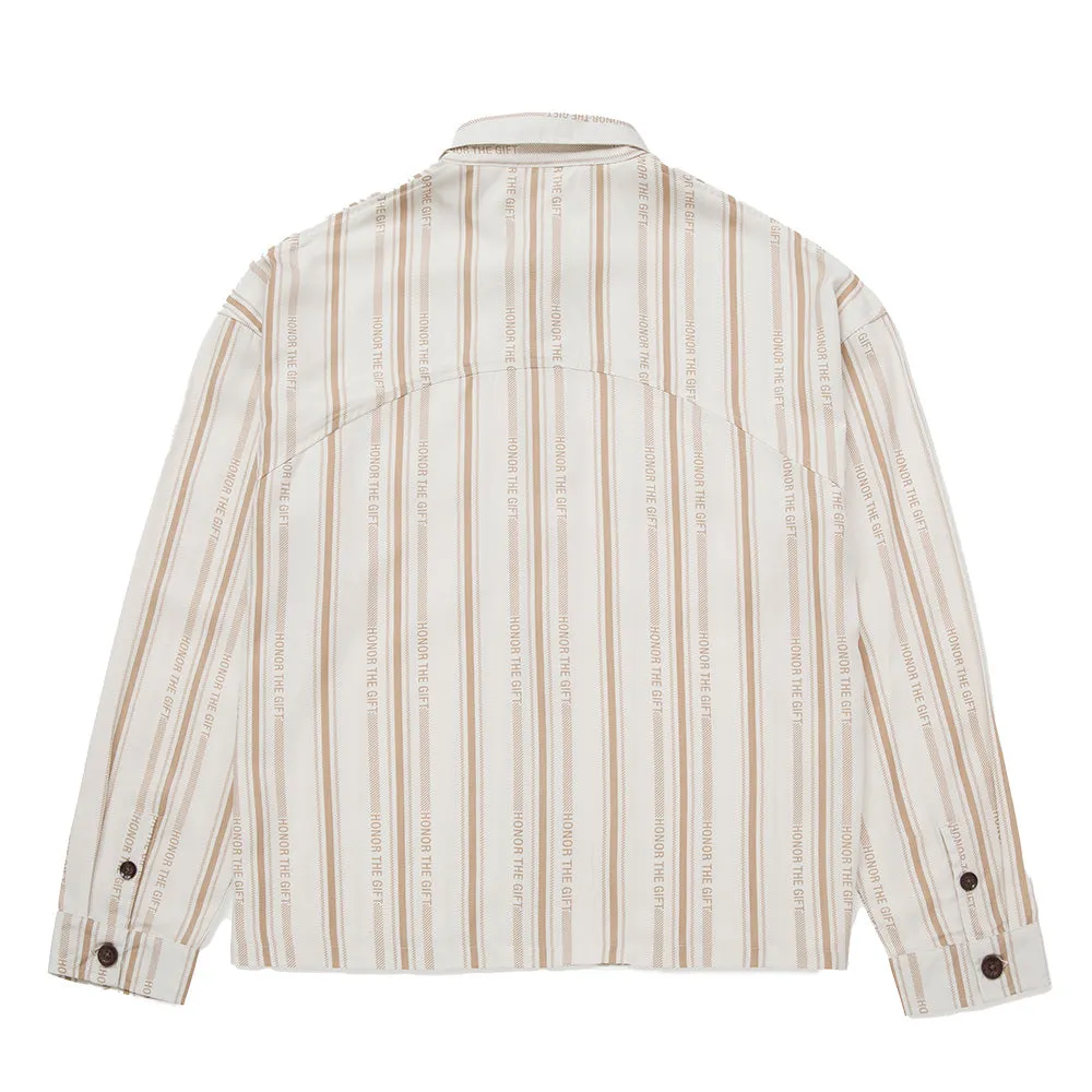 Honor The Gift Honor Stripe LS Woven Button Up