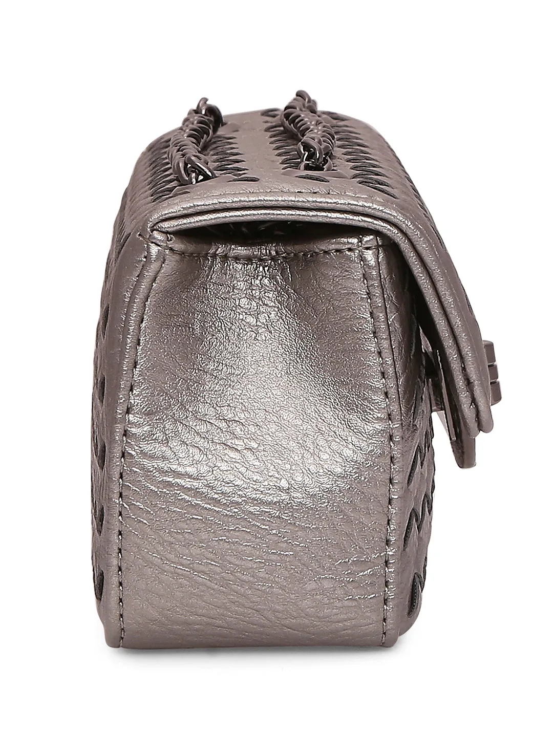 Inc.5 Women Grey  Textured Sling Bag