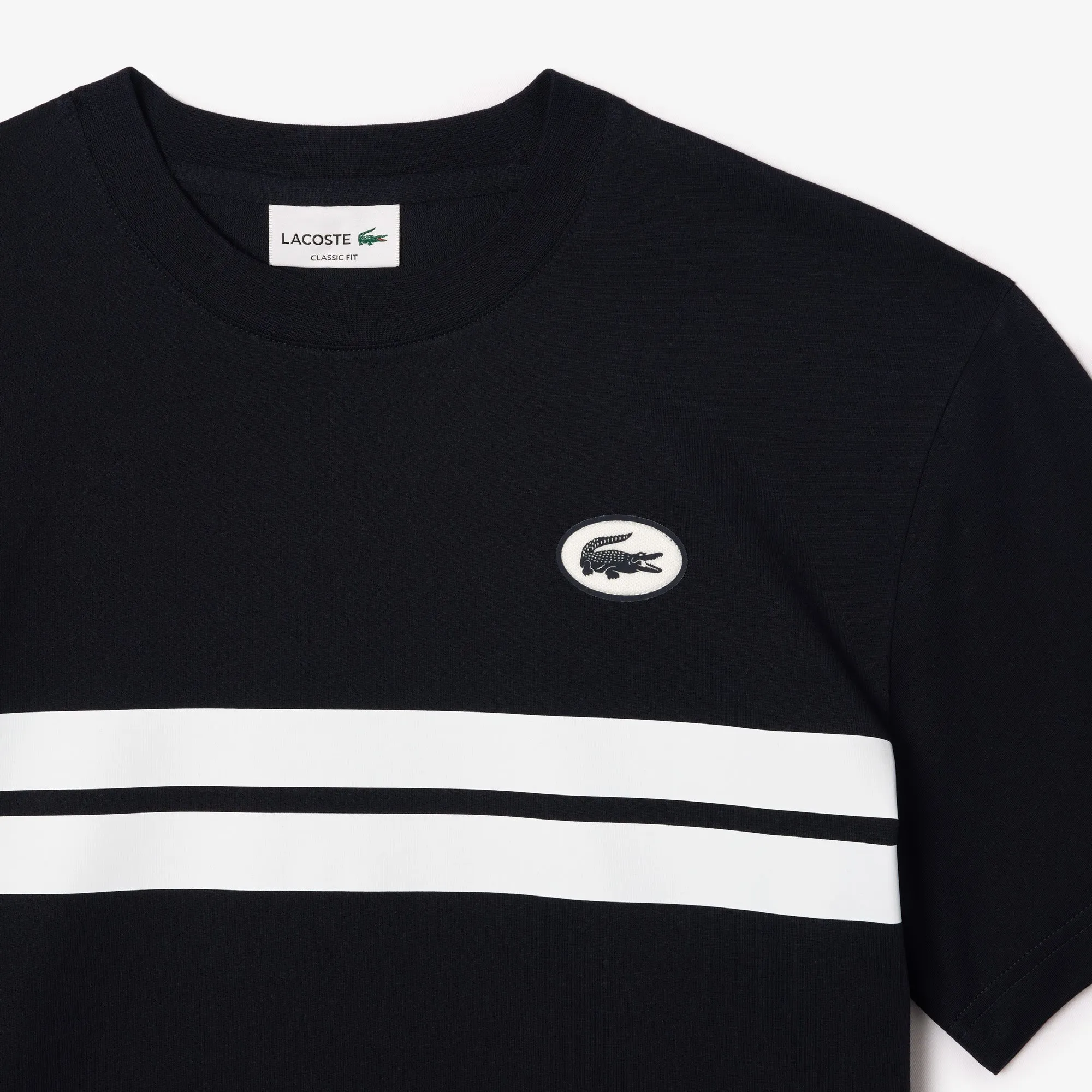 LACOSTE Men's Heritage Print Cotton T-shirt