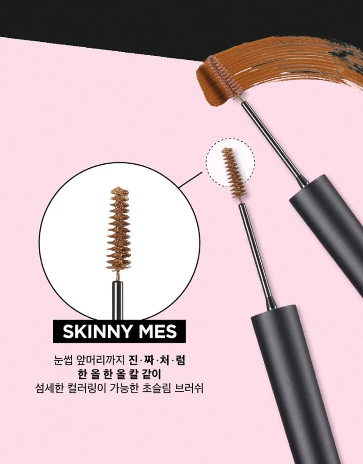 lilybyred Skinny Mes Brow Mascara 3.5g Dark Brown Eye Makeup Beauty