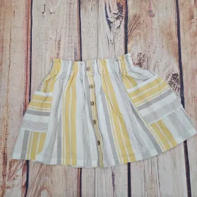 MAYORAL YELLOW STRIPE SKIRT