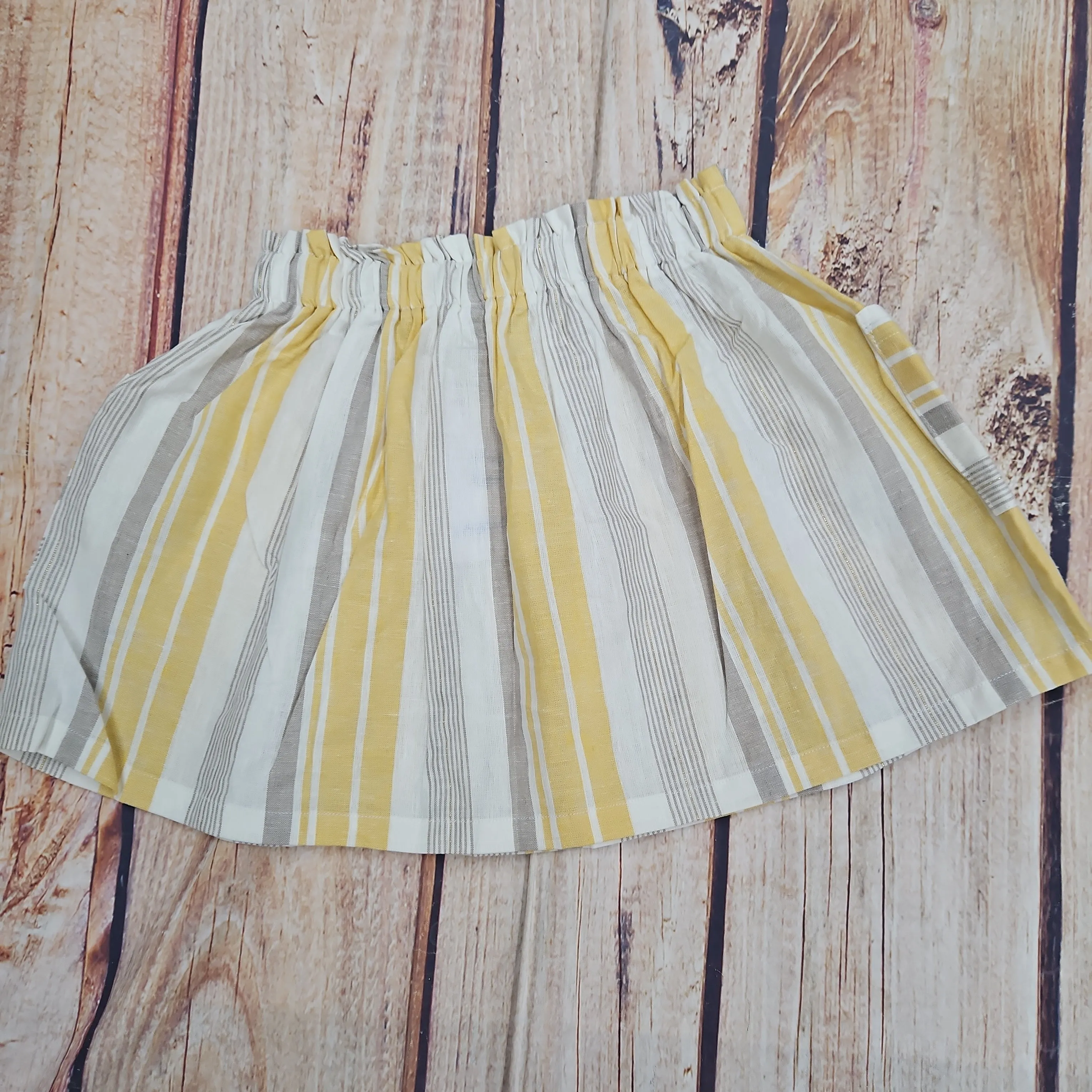 MAYORAL YELLOW STRIPE SKIRT