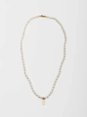 Mini ID Pearl Necklace