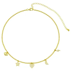 Multi Charm Choker