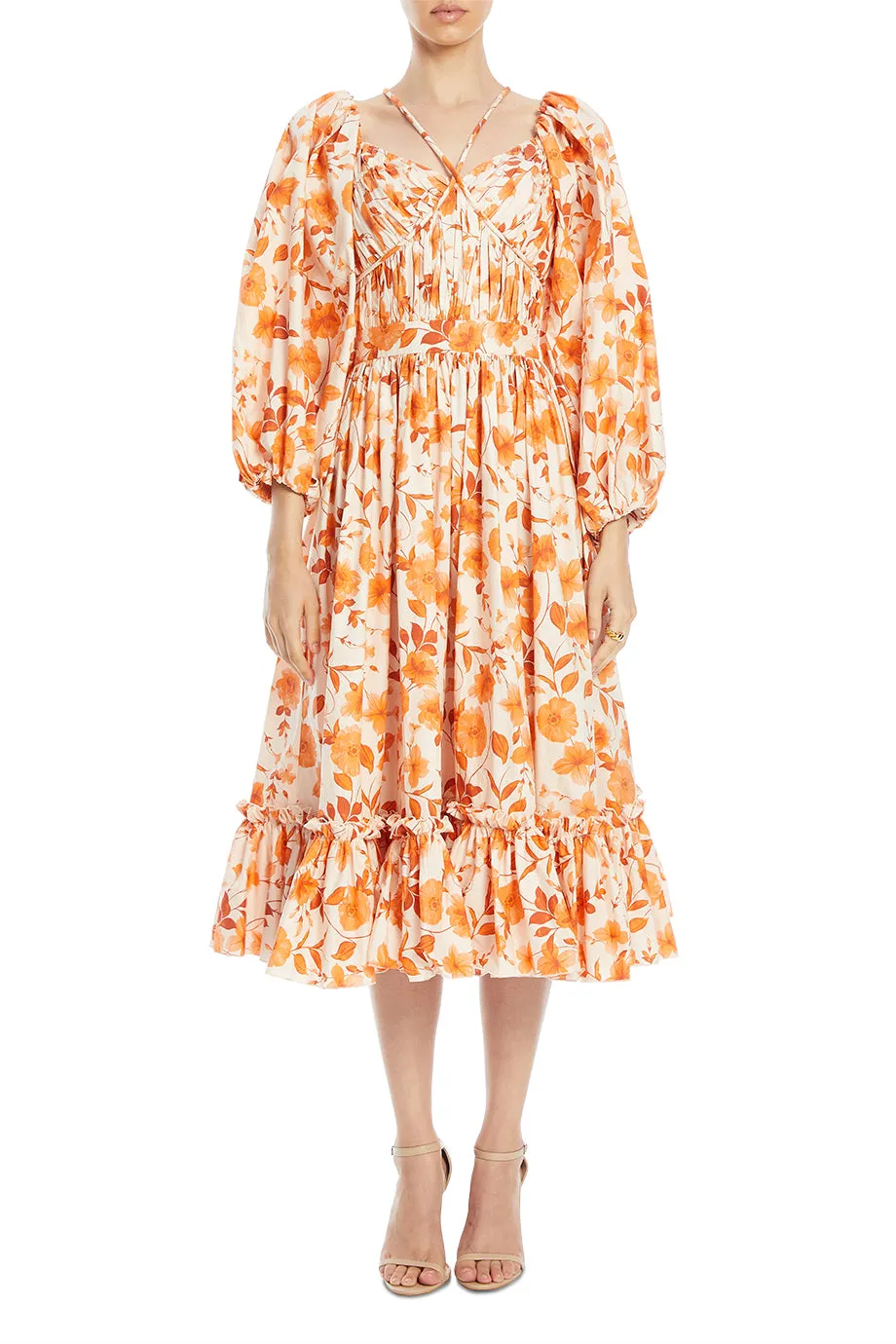 Naia Floral Midi Dress