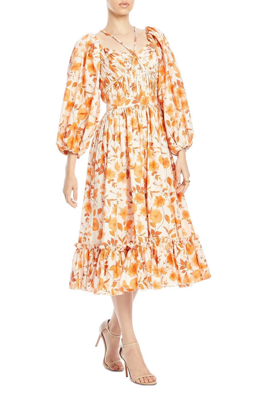 Naia Floral Midi Dress