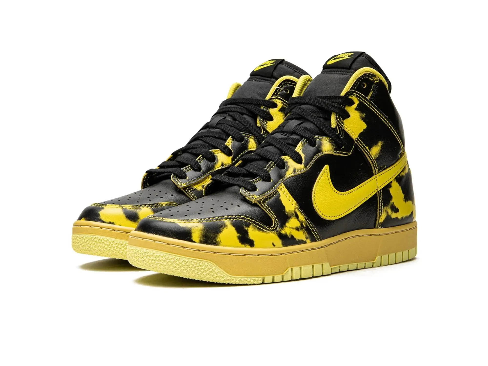 Nike Dunk High 1985 "Yellow Acid Wash"