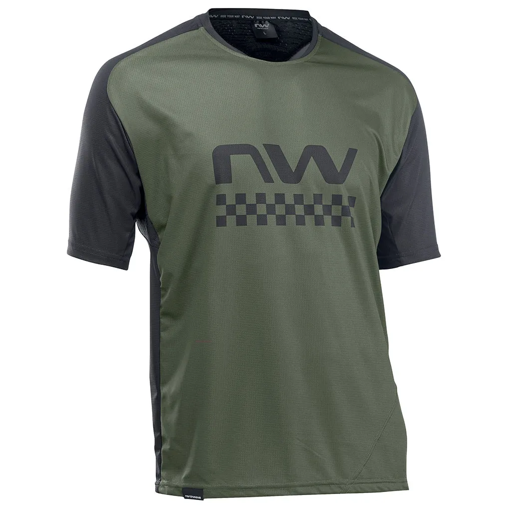 Northwave MTB Edge Jersey - Green Forest/Black