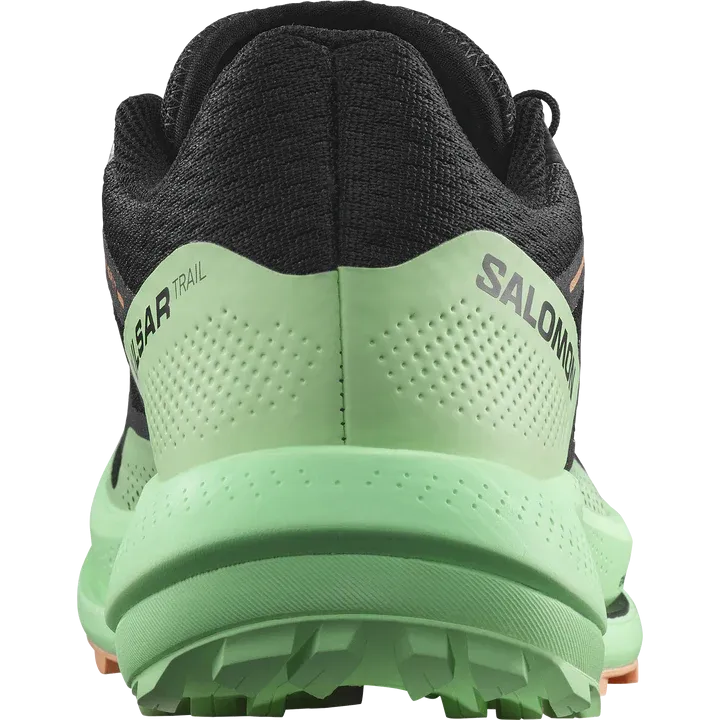 Salomon Pulsar Trail Shoes (Women's) Black / Green Ash / Cantaloupe