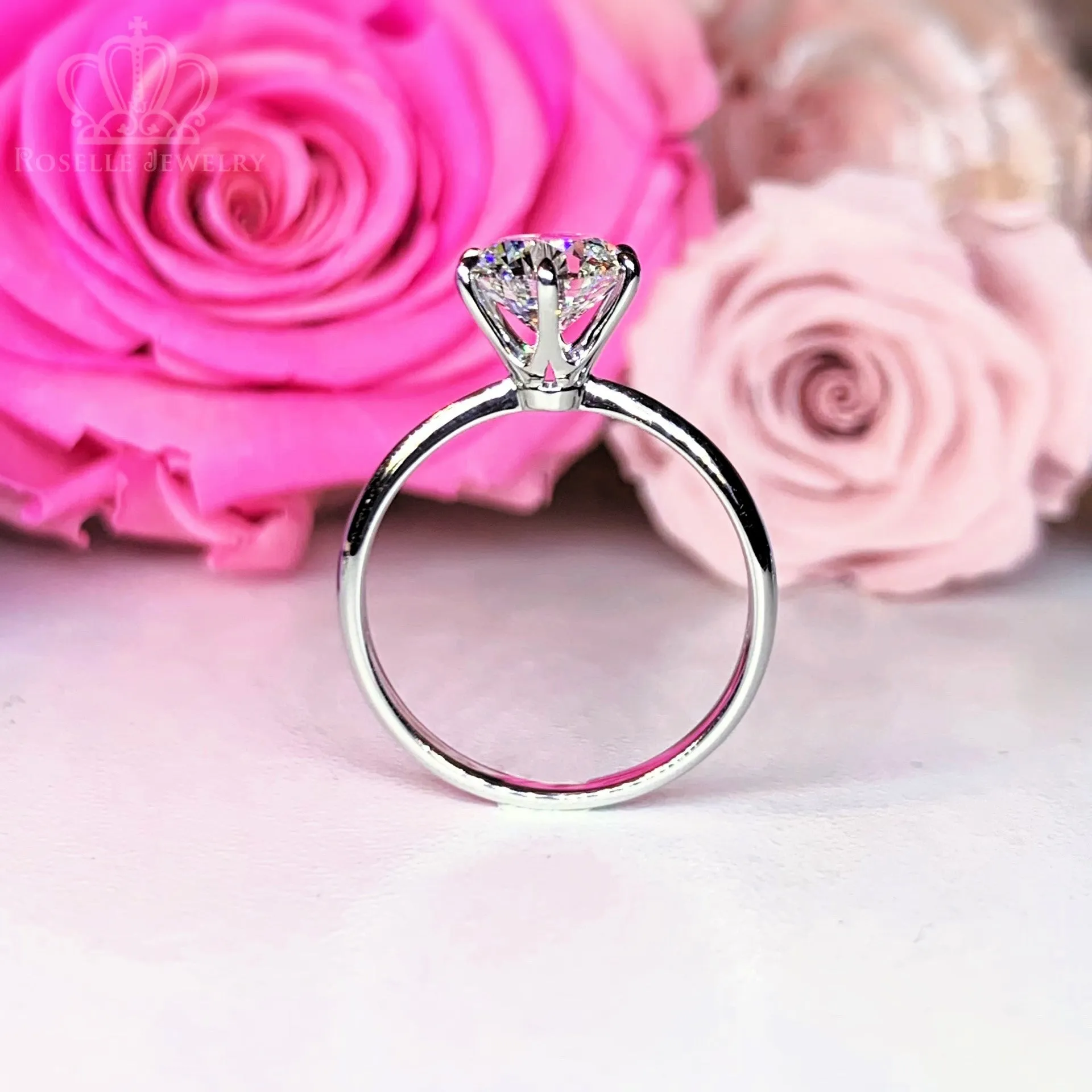 Six Prong Solitaire Engagement Ring [Setting Only] - KNT2S