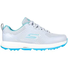 Skechers Chaussures de Golf Femme GoGolf Elite 5 Sport Gris Bleu