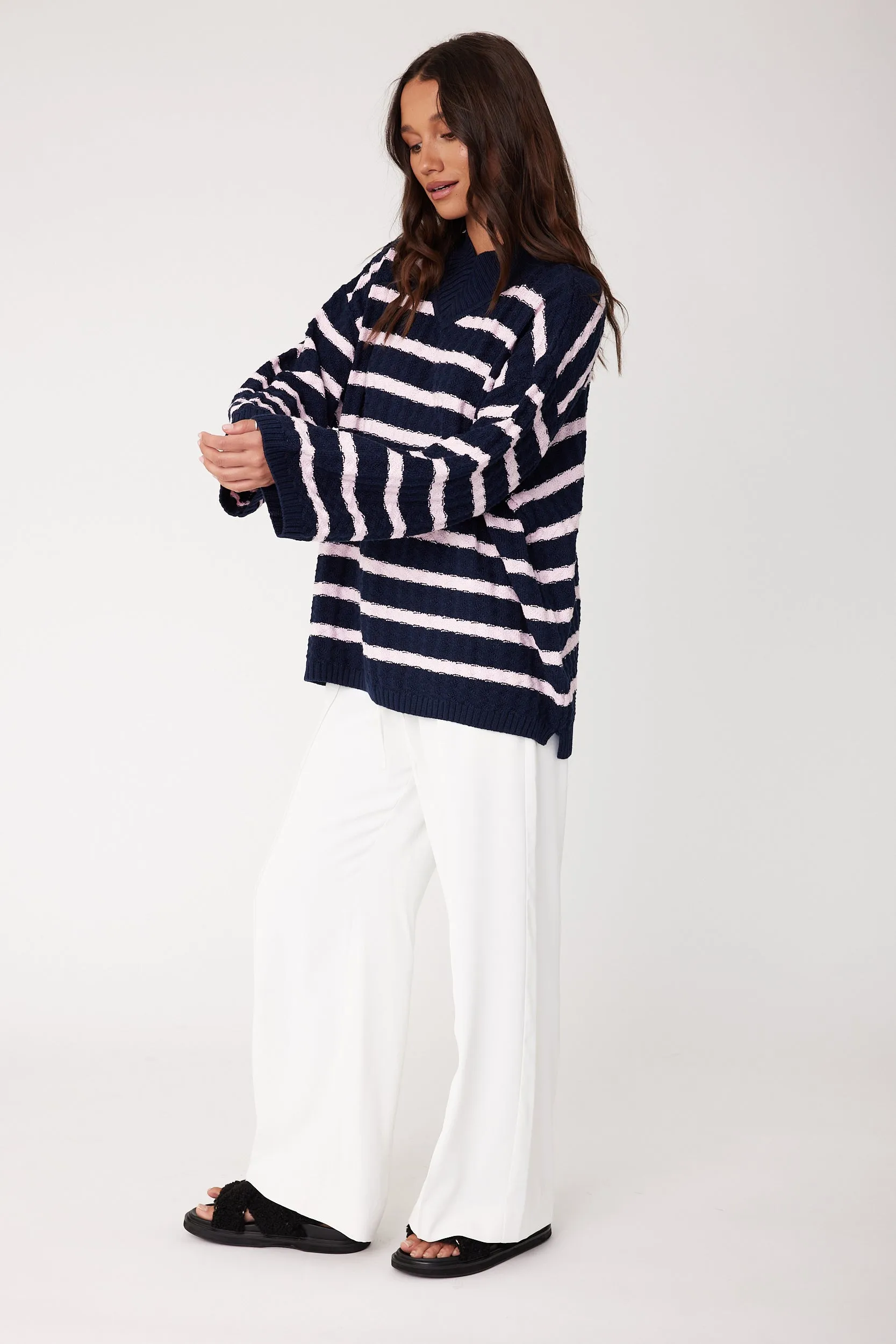 SONNY Navy Stripe