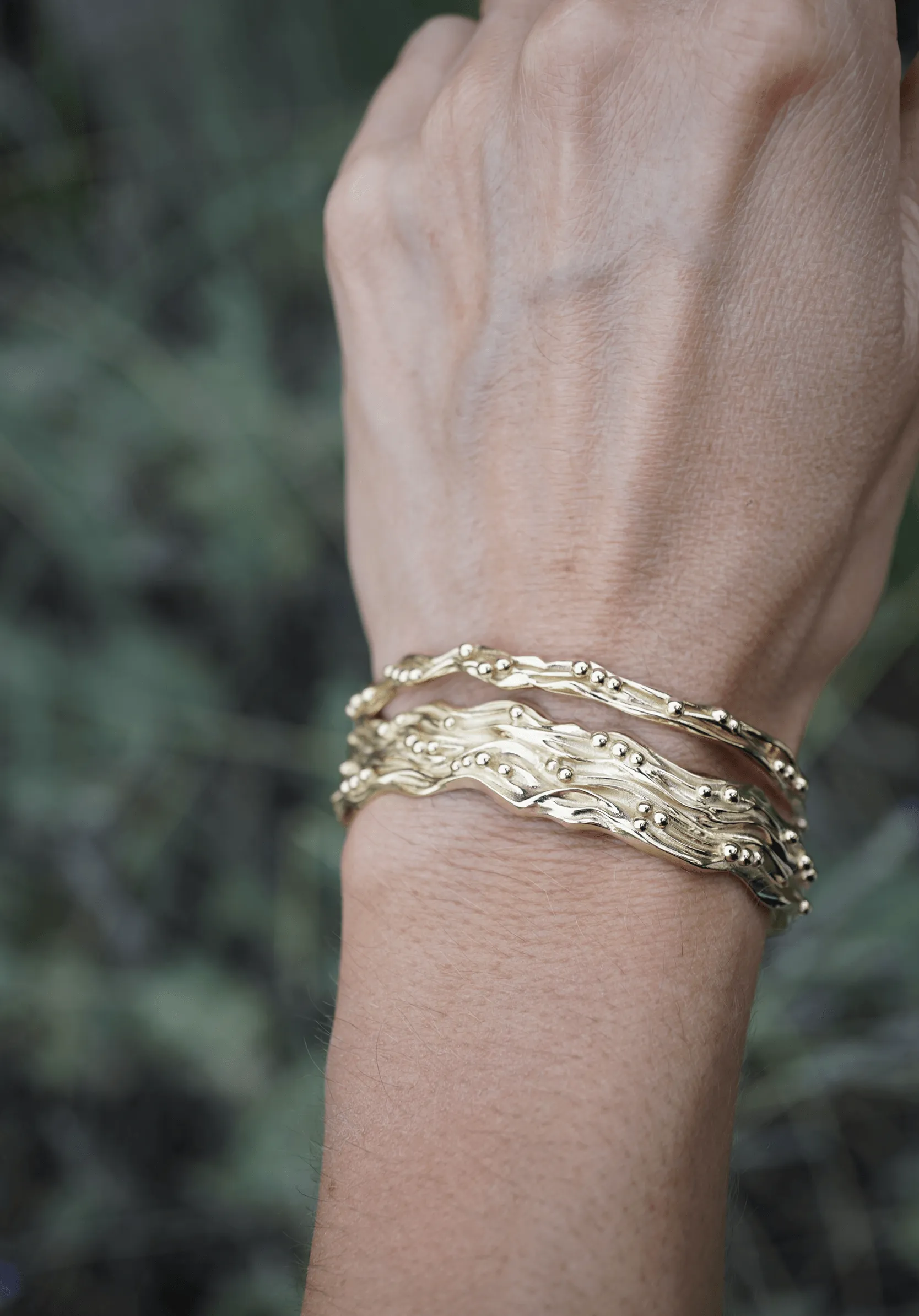 The Large Golden Rio Cuff