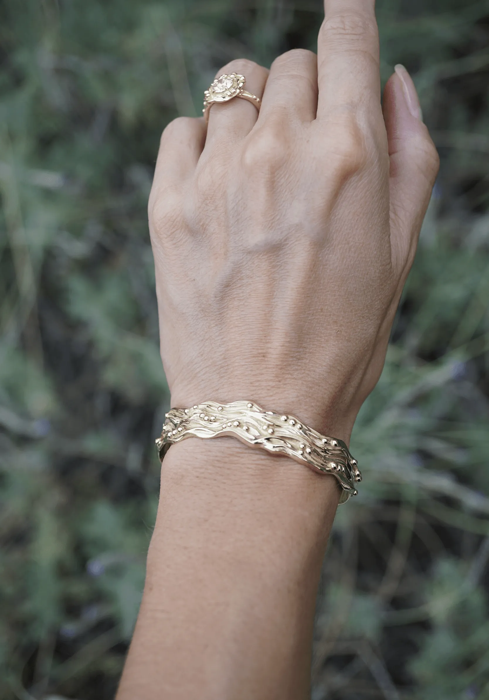 The Large Golden Rio Cuff