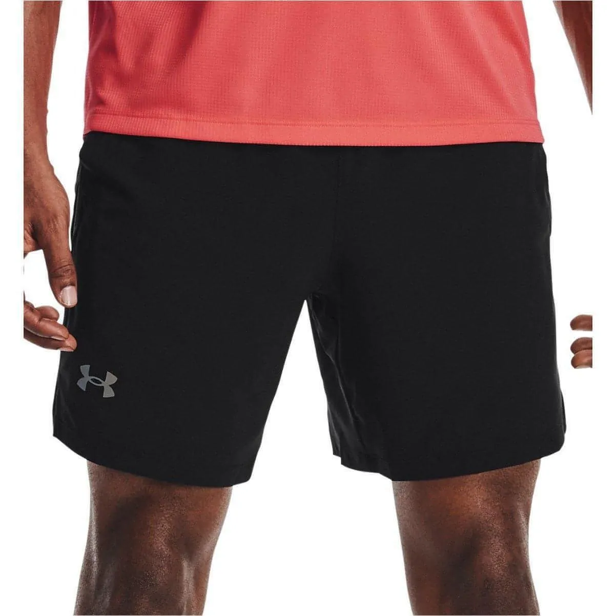 Under Armour Launch 7 Inch Mens Running Shorts - Black